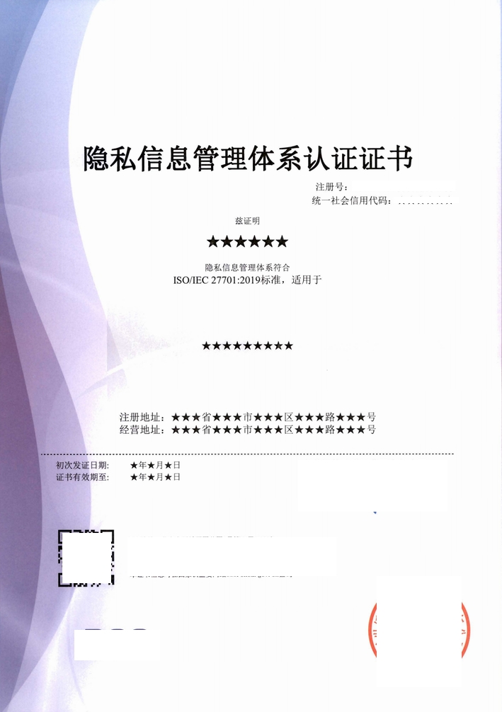 ISO27701 Privacy Information Management System